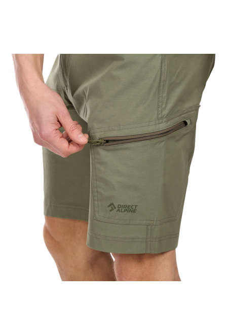 Fotogalerie Pánské outdoorové šortky MORDOR SHORTS ochre/khaki