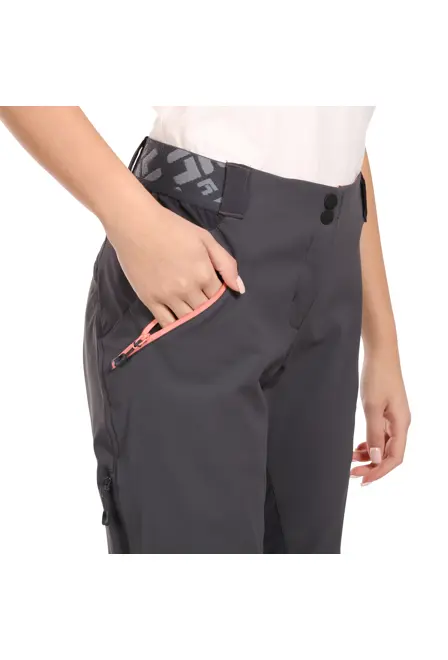 Fotogalerie Dámské outdoorové kalhoty REBEL LADY anthracite/coral