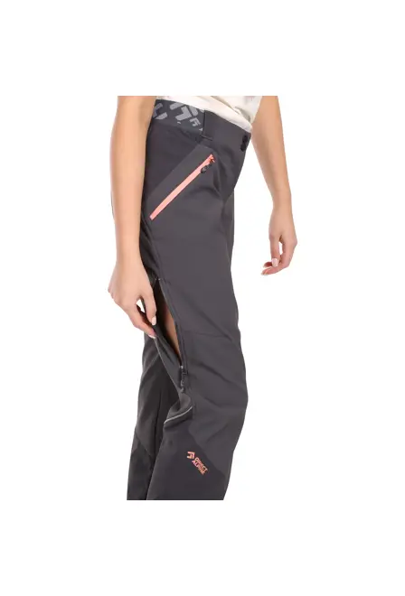 Fotogalerie Dámské outdoorové kalhoty REBEL LADY anthracite/coral