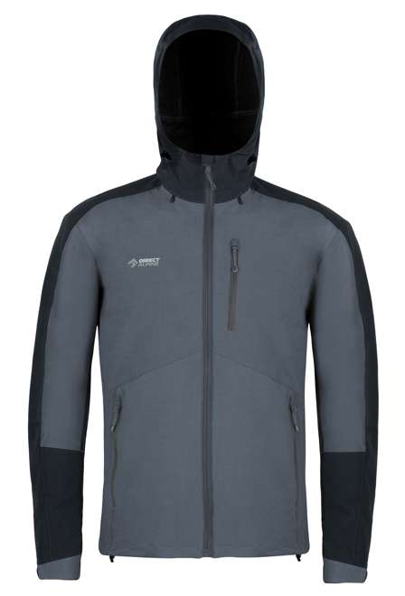 Fotogalerie Pánská lehká outdoorová bunda FREMONT anthracite/black