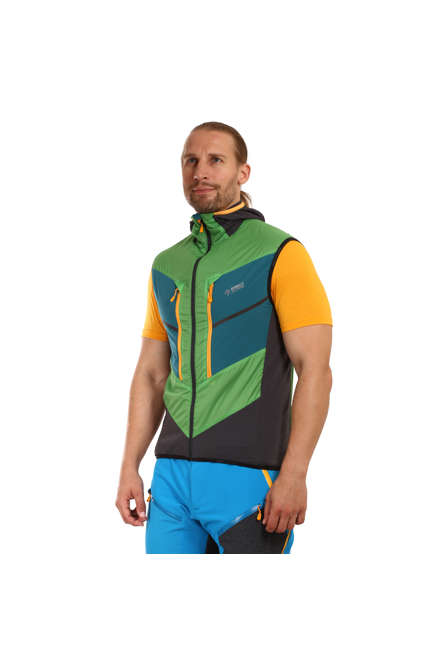 Fotogalerie Pánská outdoorová vesta ALPHA VEST green/emerald