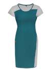 Fotogalerie Dámské bavlněné šaty FLOWY LADY emerald/grey