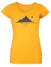 Fotogalerie Dámské funkční merino triko FURRY LADY mango (Glacial lake)