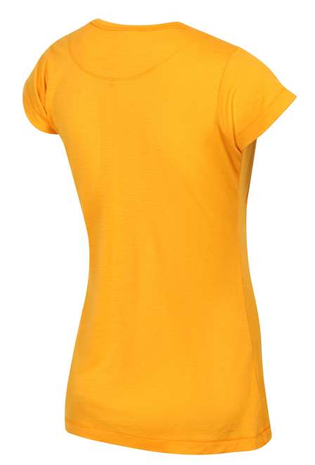 Fotogalerie Dámské funkční merino triko FURRY LADY mango (Glacial lake)