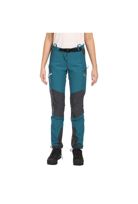 Fotogalerie Dámské outdoorové kalhoty CASCADE LADY emerald/mango