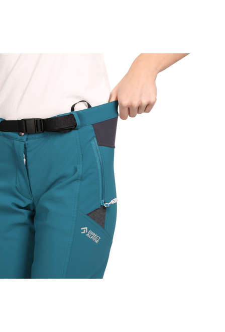 Fotogalerie Dámské outdoorové kalhoty CASCADE LADY emerald/mango
