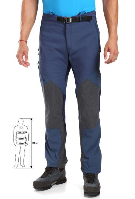 Fotogalerie Pánské outdoorové kalhoty CASCADE PLUS navy/anthracite