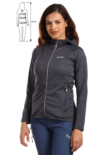 Fotogalerie Dámské lehké outdoorové triko NEVADA LADY anthracite