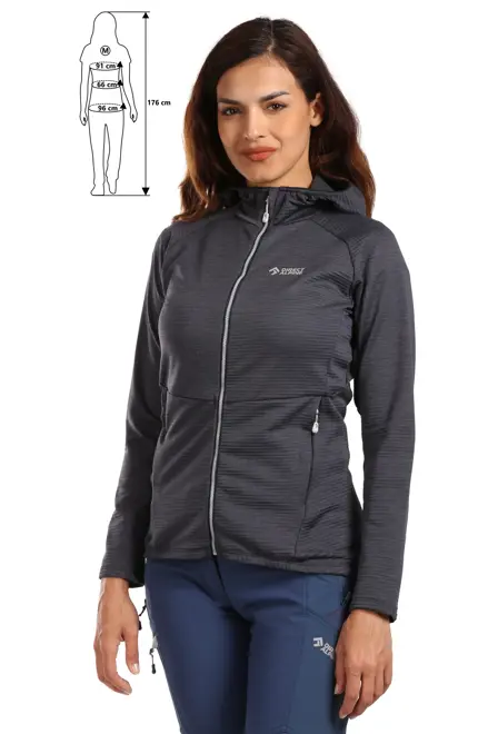 Fotogalerie Dámské lehké outdoorové triko NEVADA LADY anthracite