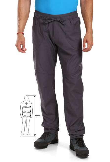 Fotogalerie Pánské lezecké kalhoty SOLO PANTS anthracite