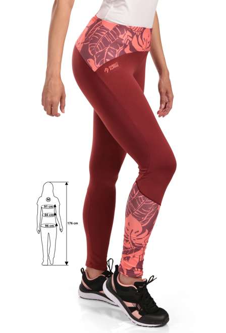 Fotogalerie Dámské sportovní legíny TONALE PANTS LADY palisander