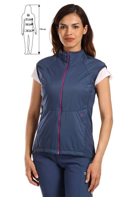 Fotogalerie Dámská outdoorová vesta BORA VEST LADY navy