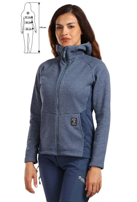 Fotogalerie Dámská outdoorová mikina ALASKA LADY navy