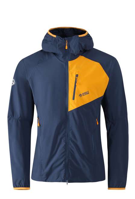 Fotogalerie Pánská outdoorová bunda DRU LIGHT navy/mango