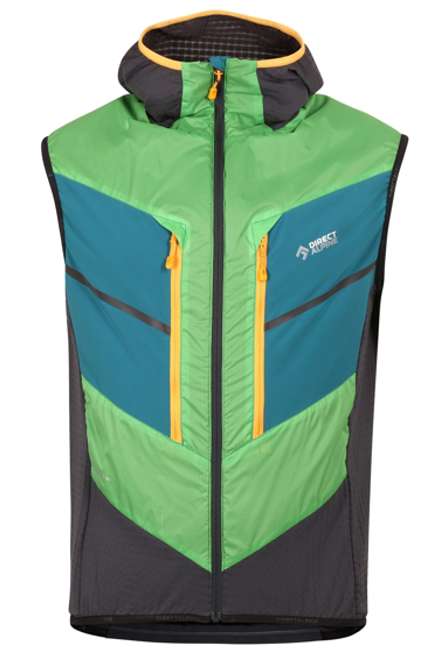 Fotogalerie Pánská outdoorová vesta ALPHA VEST green/emerald